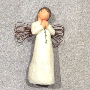 Willow Tree® by Susan Lordi LOVING ANGEL Holding rose